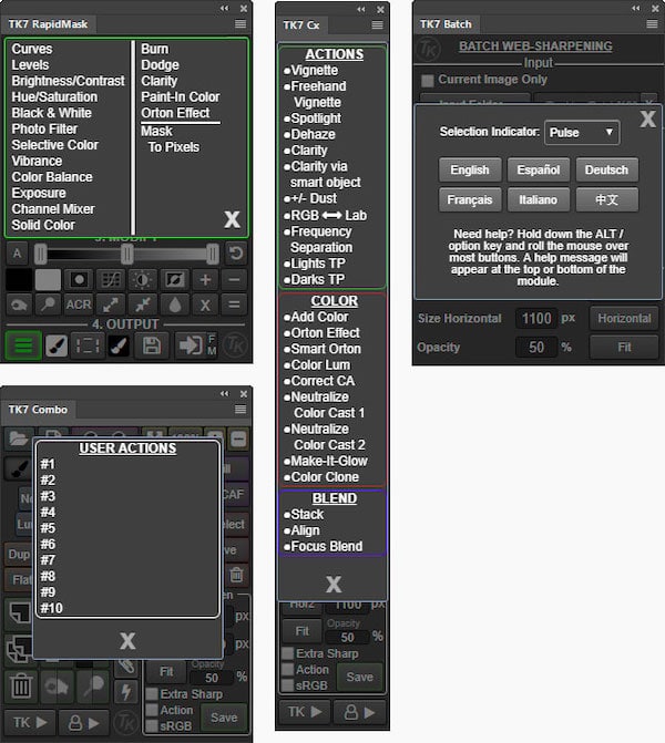 TKActions V7 Panels for Adobe Photoshop WIN Free Download