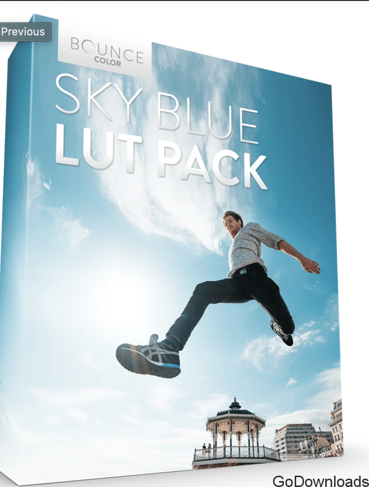 Bounce Color - SKY BLUE LUT Pack : All Cameras Free Download