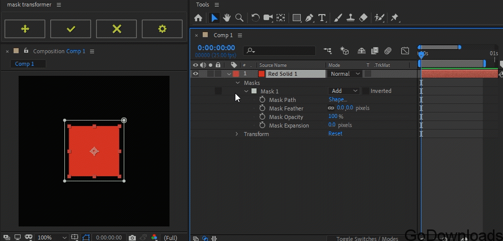 Mask Transformer for After Effects crack