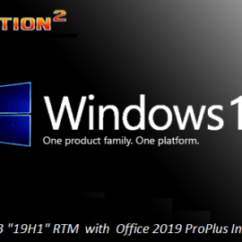 Windows 10 Pro 19H1 v1903 Build 18362.295 x64 incl Office 2019 x64 August 2019