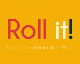 Aescripts Roll it 1.1.1 for After Effects Free Download