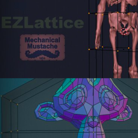 BlenderMarket – Ezlattice Plus: Feature Packed Blender Add-On For Deforming/Reshaping Models Quickly In Edit/Object Modes