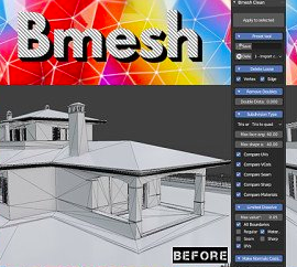 BlenderMarket – Bmesh Clean Add-On