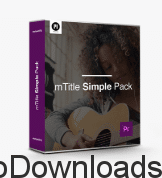 Motionvfx mTitle Simple for Premiere Free Download