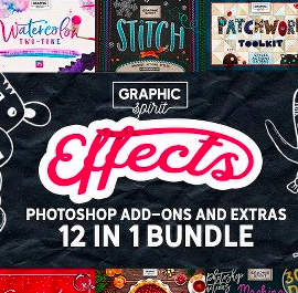 Inkydeals 12-In-1 Photoshop Add-Ons Bundle