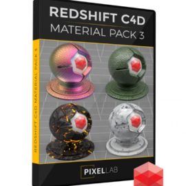 The Pixel Lab Redshift C4D Material Pack 3 Free Download