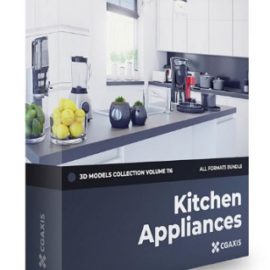 CGAxis – Kitchen Appliances 3D Models Collection – Volume 116