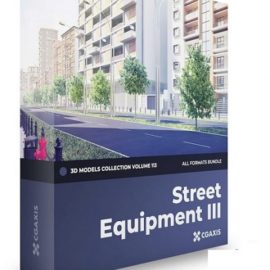 CGAxis – Street Equipment III 3D Models Collection – Volume 113