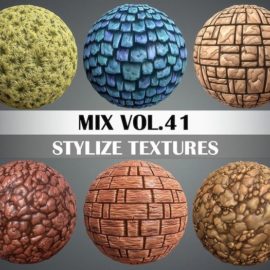 Cgtrader Stylized Mix Vol 41 – Hand Painted Texture Pack Texture Free Download