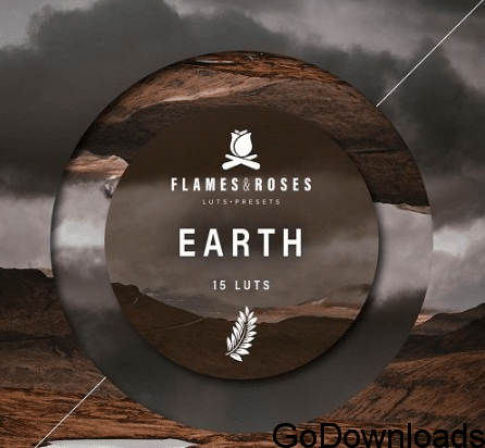 FLAMES & ROSES Cinematic Luts "EARTH" Pack for Photoshop, Lightroom, AE Free Download