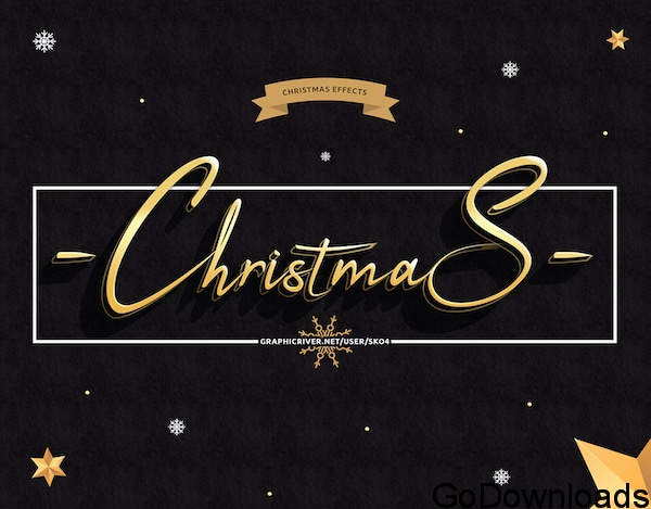 GraphicRiver - Christmas Text Effects 22915802 Free Download