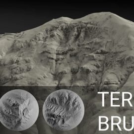 Gumroad – Terrain Brush Pack for Zbrush – 100 Brushes