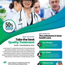 Medical Health Care – Premium flyer psd template Free Download