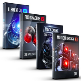 Video Copilot Motion Design Bundle (Element 3D + BackLight + Motion Design 2 + Pro Shaders 2)-WIN+OSX