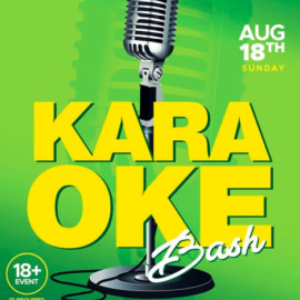 Karaoke bash – Premium flyer psd template