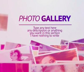 Photo Gallery After Effects Template