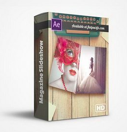 FlatPackFx – Magazine Slideshow – After Effects Free Download