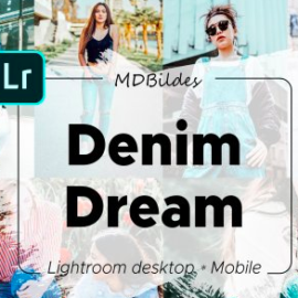 CreativeMarket – 5 Lightroom Presets, DENIM DREAM 4332802 Free Download