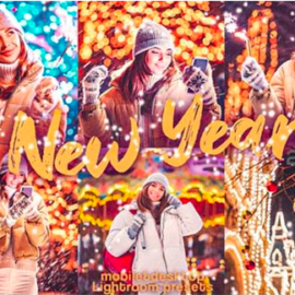 5 New Year Mobile Lightroom Presets 2333135 Free Download