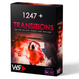 VHS Studio – VHS 1247+ Transitions Package Free Download