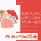 CreativeMarket – Baby Girl Dress with stand-up collar 4272904 Free Download