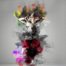 GraphicRiver – Watercolor Blast Manipulation 25112808 Free Download