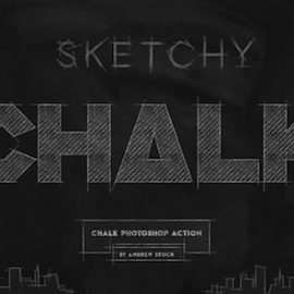 Graphicriver Chalk Photoshop Action 25362744 Free Download