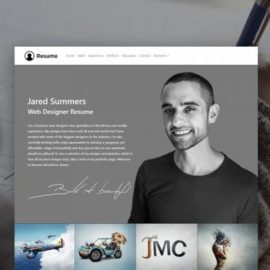 Resume WordPress Theme – CV Site Builder Free Download