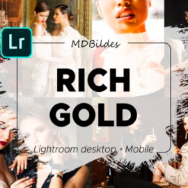 CreativeMarket – Lightroom Preset, RICH GOLD, Mobile 4385712 Free Download