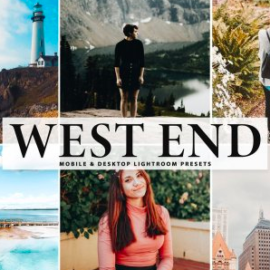 CreativeMarket – West End Lightroom Presets Pack 4473017 Free Download