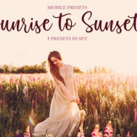 CreativeMarket – Sunrise to Sunset Mobile Presets 4423356 Free Download