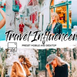 CreativeMarket – TRAVEL INFLUENCER LIGHTROOM PRESETS 4433261