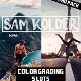 SAM KOLDER (kold) 2018 // Pro Color Grading – Lut Pack (5 luts)