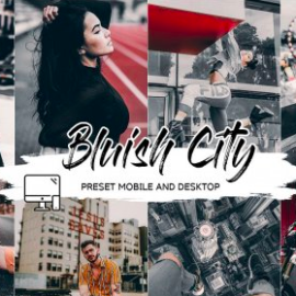 CreativeMarket – BLUISH CITY LIGHTROOM PRESET + LUT 4437576 Free Download