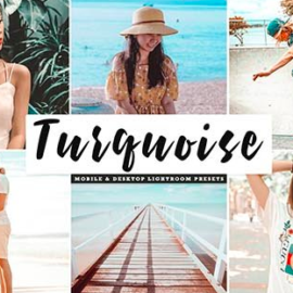 Turquoise Mobile & Desktop Lightroom Presets Free Download