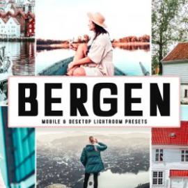 CreativeMarket – Bergen Mobile & Desktop Lightroom Presets Free Download