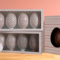 Painted Easter eggs and decorative box template Free Download