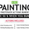 GraphicRiver – Painting 4 IN 1 Photoshop Actions Bundle 25490966 Free Download