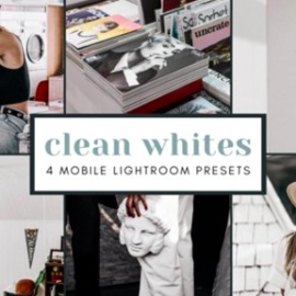 4 Mobile Lightroom Presets | Clean White 2651993 Free Download