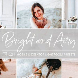 CreativeMarket – Lightroom Presets Bright and Airy 4420392 Free Download