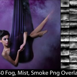 250 Fog Overlays, Realistic Smoke, Real Mist Overlays, Clouds Effects