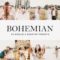 50 Bohemian Lightroom Presets LUTs Free Download