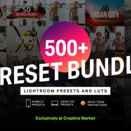 500+ Lightroom Presets & LUTs Bundle Free Download