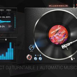 Audio React DJ Turntable Music Visualizer Free Download