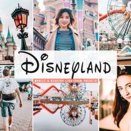 Disneyland Mobile & Desktop Lightroom Presets Free Download