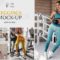 Leggings Mock-Up Gym Style Free Download