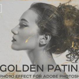 CreativeMarket – Golden Patina Photo Effect 4415297