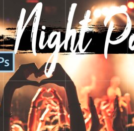 Neo Night Party Theme Color Grading photoshop actions, ACR LUT preset