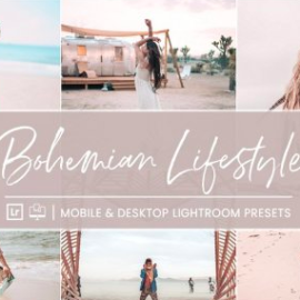 CreativeMarket – Lightroom Presets Bohemian Style 4414000 Free Download