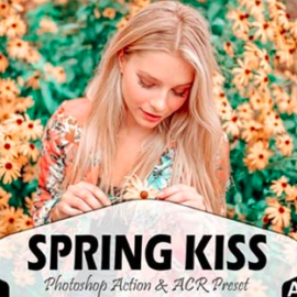 Spring Kiss Photoshop Actions and ACR 2823726 Free Download